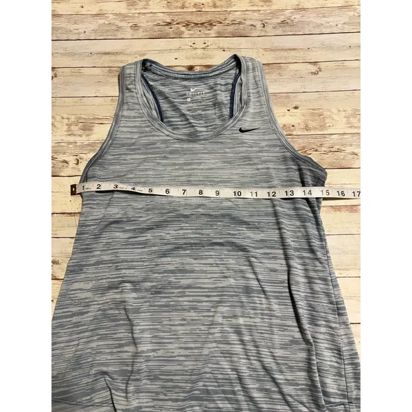 Nike Dri-Fit Tank Top Women's Size XS Running Blue Athletic Yoga Workout Active - Image 4
