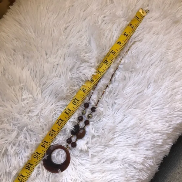 Brown beaded Necklace - Image 6
