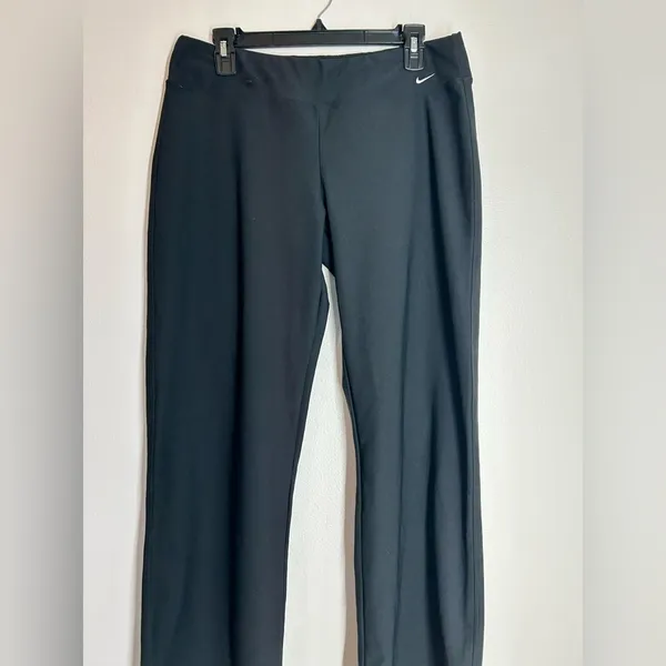 Nike Low-Rise Women’s Workout Pants 224172‎ Large (12-14) Black Yoga Running NWT - Image 4