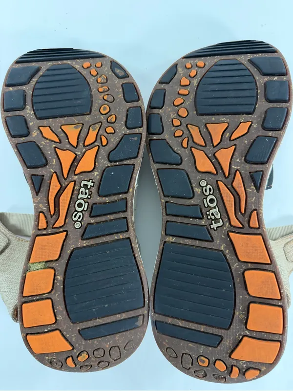 Taos‎ Active Comfort Sandals Beige Hook Loop Platform Walking Shoes Womens 8 - Image 8