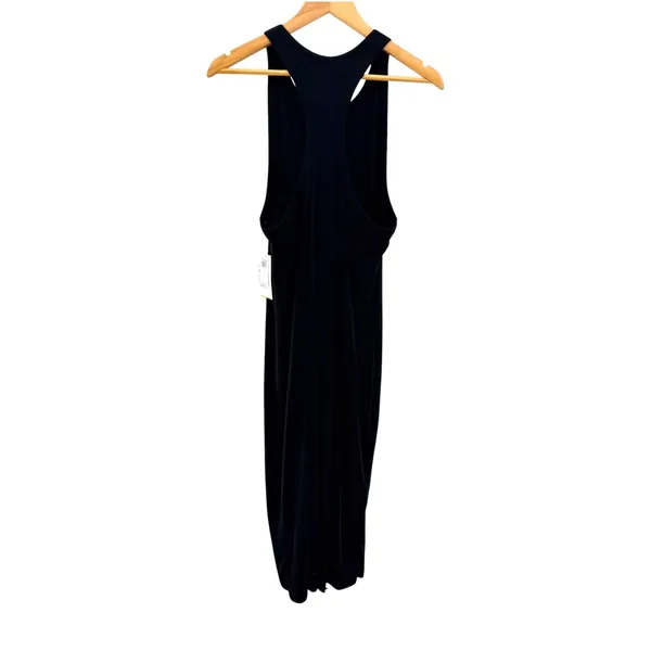 Old Navy Active‎ Womens Black Go-Dry Ribbed Racerback Maxi Dress Large NWT - Image 6