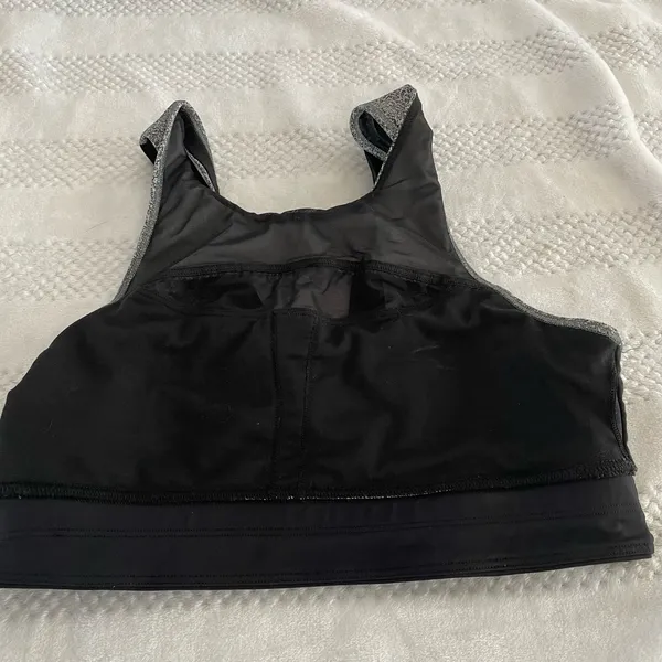 Lululemon Open Front Patterned Sports Bra Size 6 - Image 5
