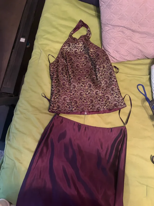 XScape Purple Formal Dress - Image 3