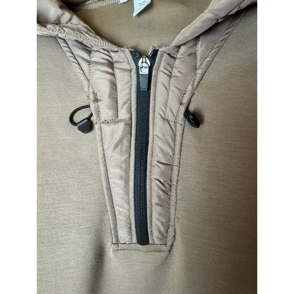 Tribal Jeans Hoodie Women Large Brown Zip Front‎ Pullover Sweatshirt Athleisure - Image 7