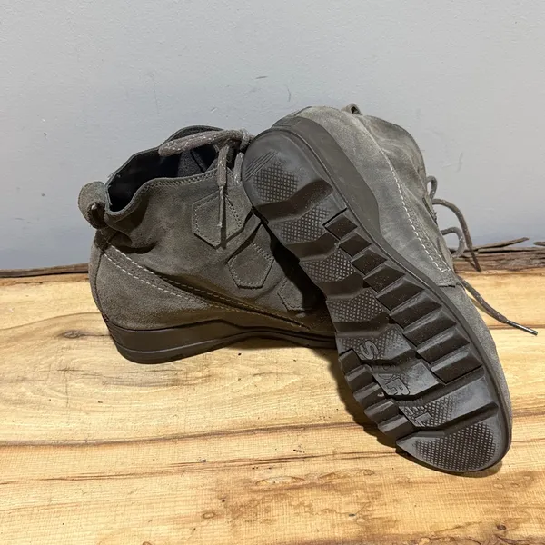 Sorel 9.5 Evie Lace Major Boot Grey Suede Wedge Heel‎ Weatherproof Gorpcore B23B - Image 10