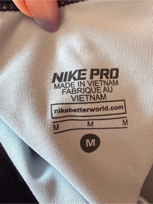 Nike Pro Compression Shorts Black White Giraffe Print Volt Swoosh Spandex Medium - Image 5