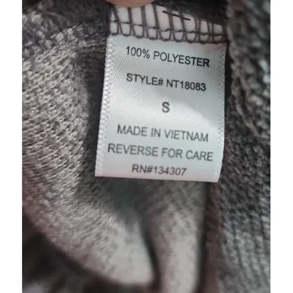 LUMIÈRE Sweater Womens Size S Grey Cowl‎ Neck Knit Pullover Cozy Minimalist - Image 5