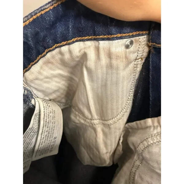 Abercrombie High Rise 90s Relaxed Jeans 25 Long Dark Wash - Image 7