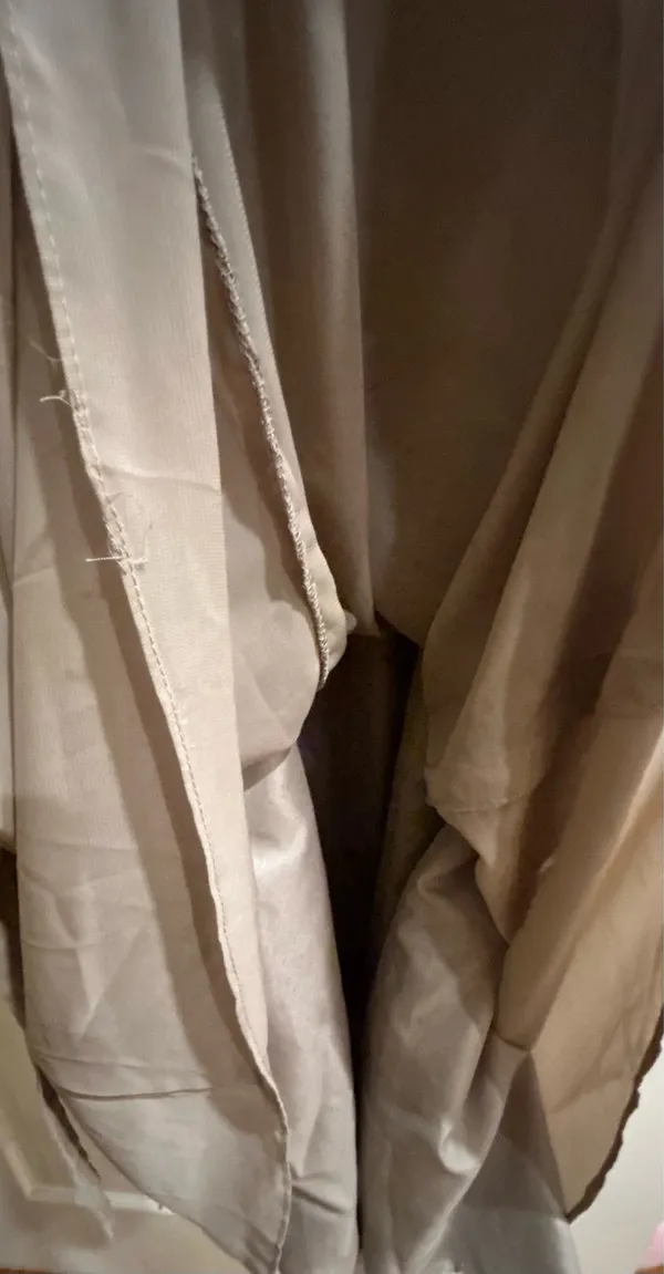 Wedding Dress Taupe/Silver& pearl Beaded Formal Gown Dress size 12 - Image 13