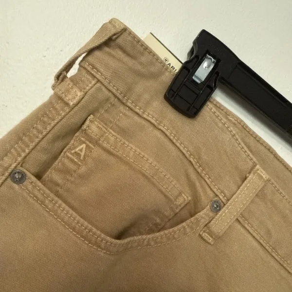 Ariat Wide Leg Jeans 33R Ultra High Rise Countryside French Khaki Stretch NWT - Image 2