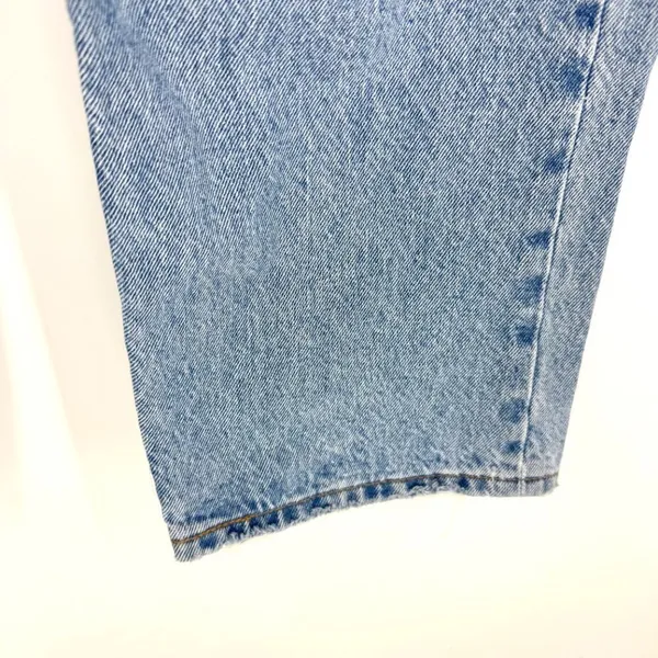 Levi's 501 Button Fly‎ Straight Leg Distressed Non-stretch Cotton Denim 27 - Image 4