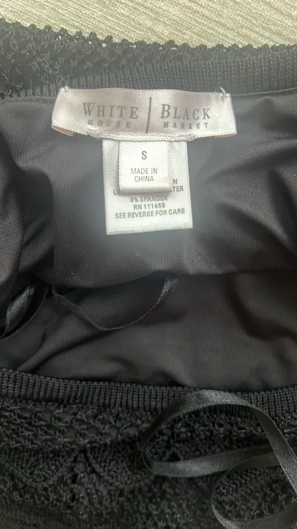 White House | Black Market Black tank top - Image 2