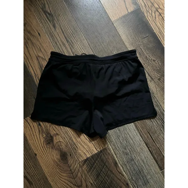 LANDS END Aqua Terra Swim Shorts w attached Bikini Panty Black Size 12 - Image 4