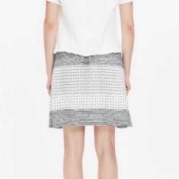Madewell Mix Print Tulip silk Skirt size XS‎ - Image 2