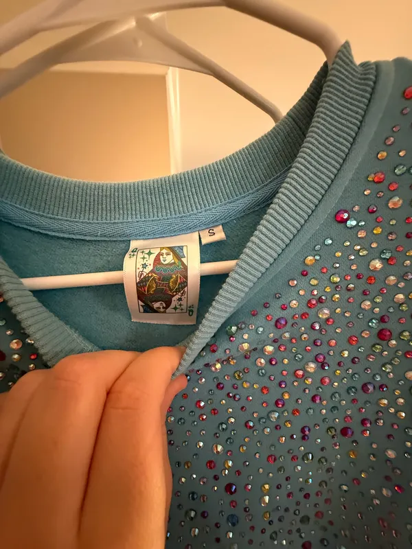 Queen of Sparkles Rhinestone Sweatshirt - Image 4