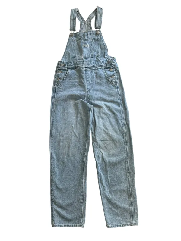 Levi’s Premium VINTAGE OVERALLS Size XS Retro 90s baggy workwear Utility Granola - Image 5