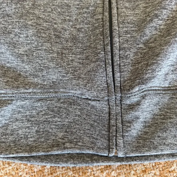 E5 Florida Gators Women Full Zip Jacket Gray Heathered Mock Neck Medium Collage - Image 6