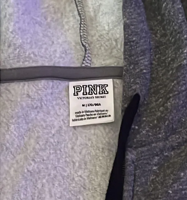 Gray PINK Zipup Size M - Image 3