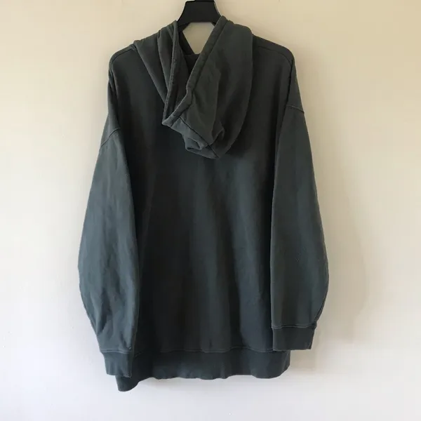 Anine Bing Vincent Hoodie NYC Charcoal Green - Image 9