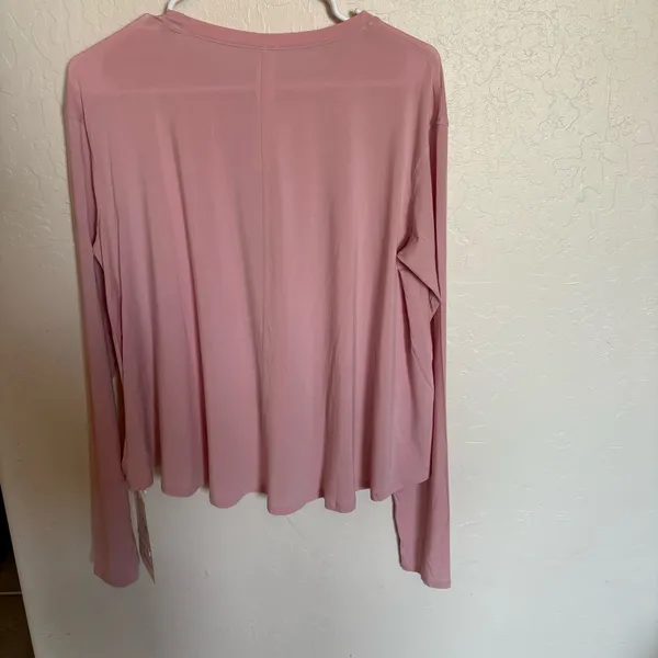 Lululemon Modal Relaxed Fit Lounge Long Sleeve NWT SZ 8 Pink Haze - Image 2