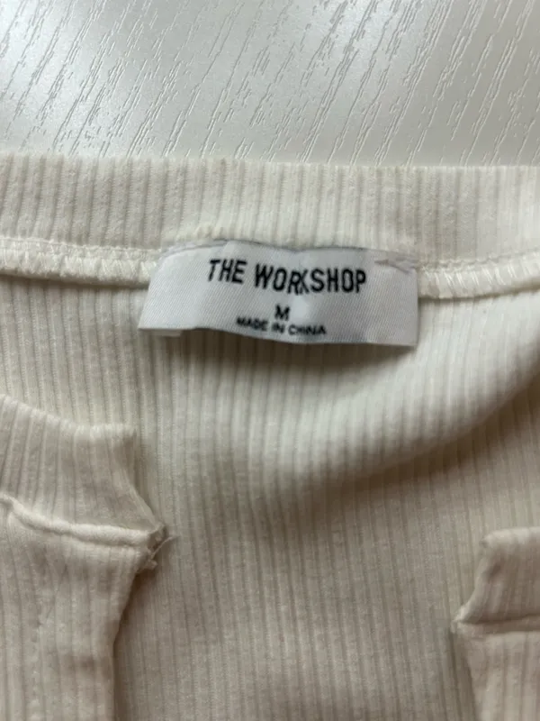White crop top The Workshop - Image 3