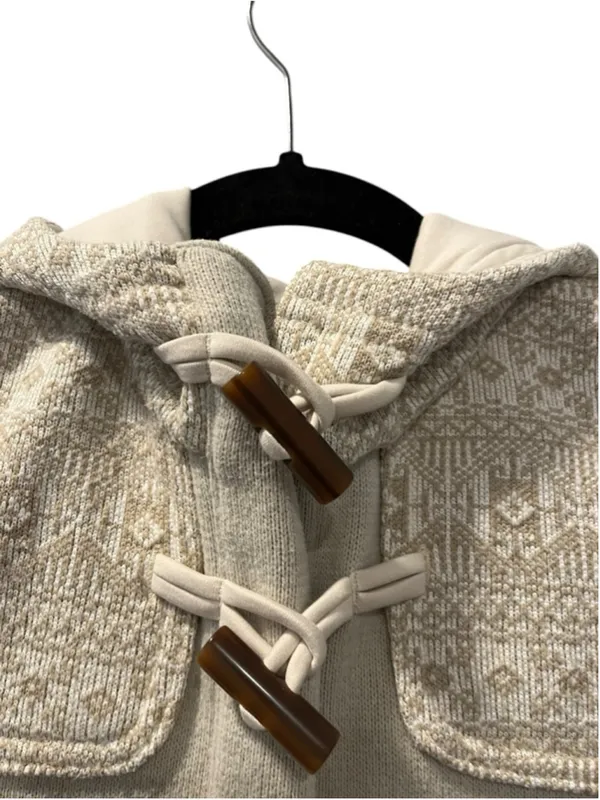 Patagonia Better Sweater Icelandic Coat Toggle Fleece Jacket Cream Size Small - Image 6