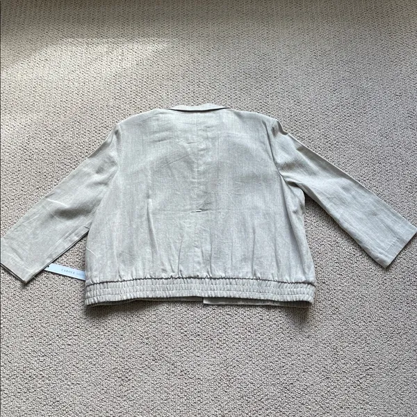 Women's Beige Blazer Tan Size XL - Image 7