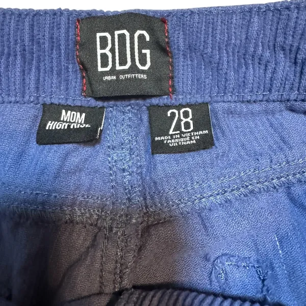 💙 BDG‎ Urban Outfitters Blue Corduroy Mom Pants 💙 - Image 3