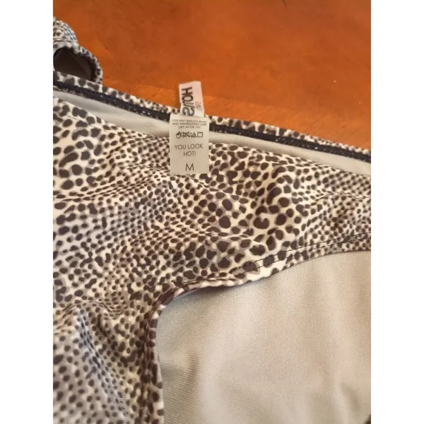 HOT KISS Women’s Swimsuit Bikini Bottom M Floral Belt Detail New With Tags - Image 11