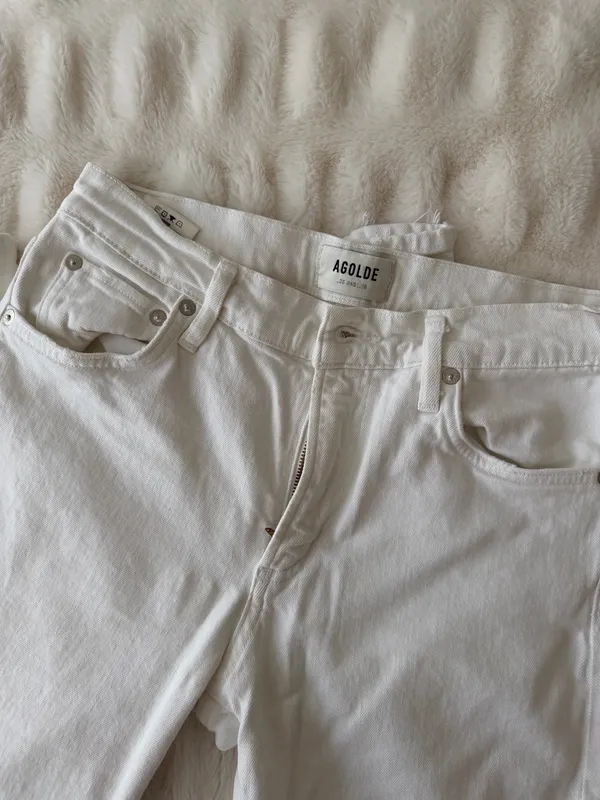 Agolde White Jeans - Image 2