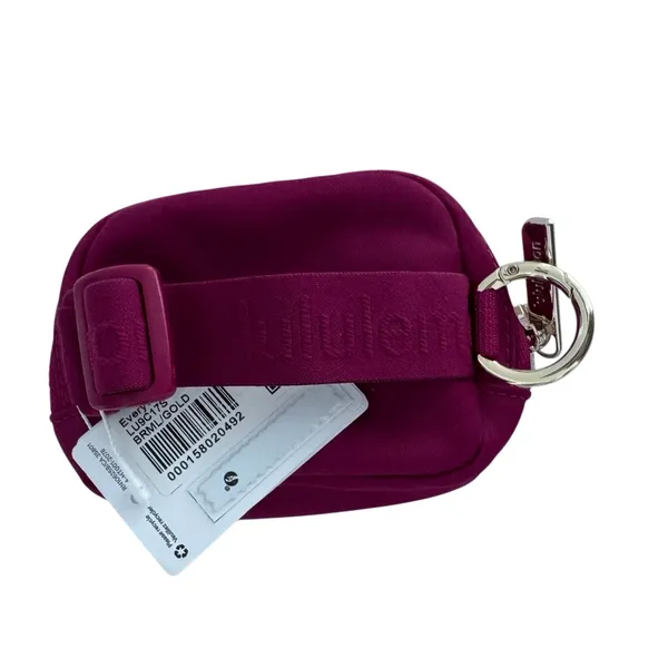 Everywhere Belt Bag Nano Berry Rumble/Gold Clippable Key or Bag Accessory - Image 12