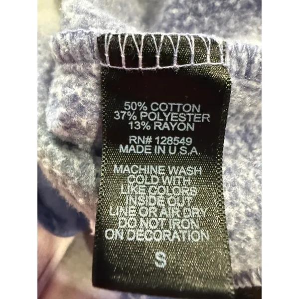 Aviator Nation Tye Dye Blue Hoodie Full Zip‎ Sweatshirt The Hamptons Surf Small - Image 8
