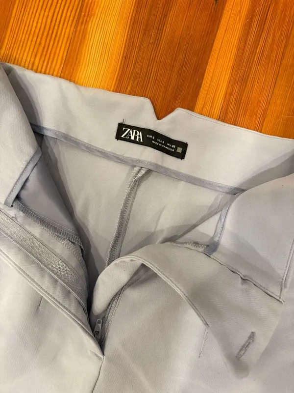 Zara light blue pants trouser  - Image 4