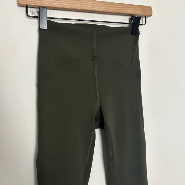 - Instill High-Rise Tight 25" Dark Olive Leggings Running Athletic - Image 4