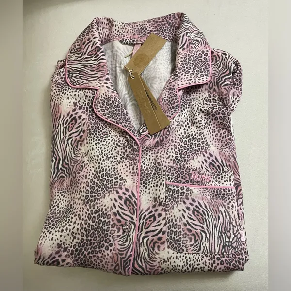 Skims NWT Long Sleep Pajamas SET Bloom Mini Multi Animal Size XS - Image 6