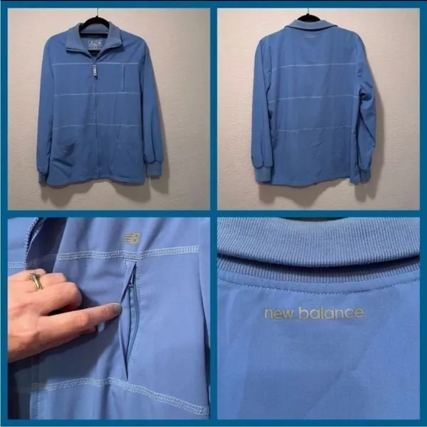 *30off3* New Balance Zip Up Lightweight sweatshirt with‎ pockets.​ - Image 3