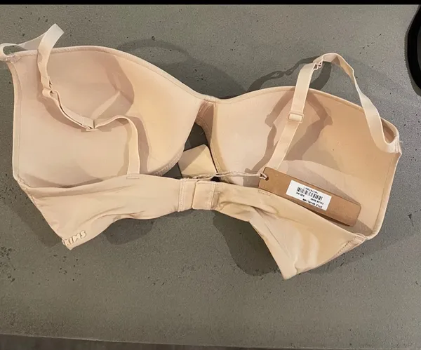 SKIMS NWT Wireless Form T Shirt Demi Bra Sand 34C (BR-WRL-1889) - Image 3