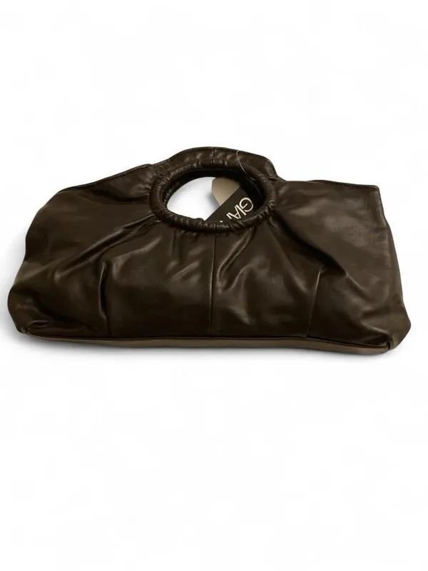 NWT Giannini Brown Ruched Shoulder Bag - Image 4