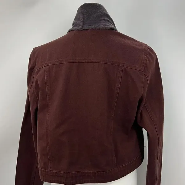 BKE large brown denim open jacket - Image 6