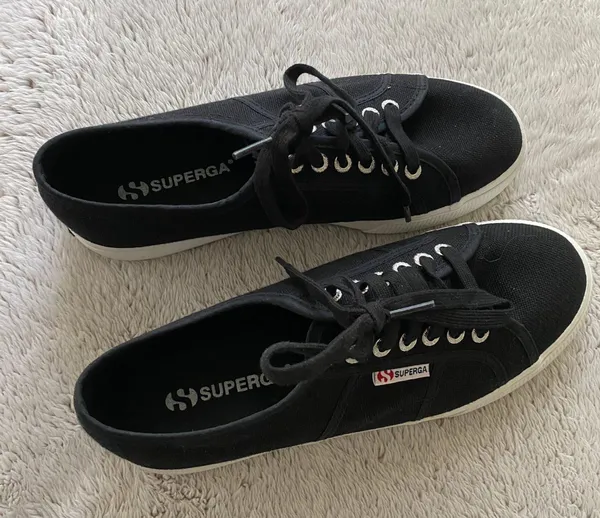 Black  Platform Sneakers - Image 4