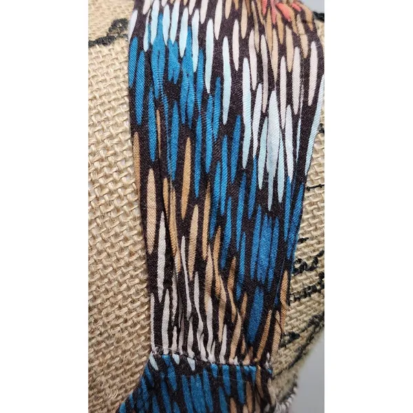 Sleeveless‎ Dress Chevron Print V-Neck Casual Summer Dress Size Unknown - Image 3