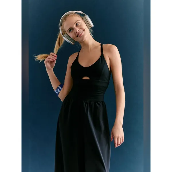 Free People Renewal Waves One-Piece Jumpsuit in Black M - Image 3