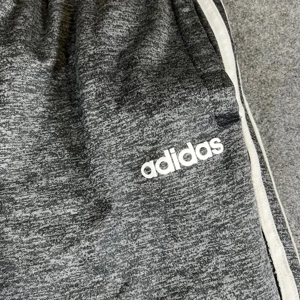 Adidas Womens Gray Space‎ Dye 3-Stripe Jogger Sweatpants Size Medium Activewear - Image 10