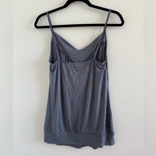 Forever 21 Gray Sequin Embellished V-Neck Blouse Size L New W/O Tag - Image 5