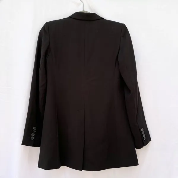 ARITZIA | BABATON BLACK DOUBLE BREASTED BLAZER SIZE 0 - Image 7