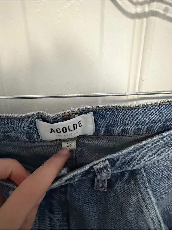 Agolde Cooper Jean Command Straight Leg Cargo Size 26 - Image 3