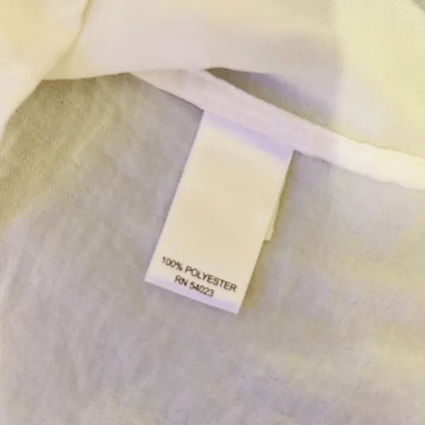172 | Banana Republic V-Neck Pleated Sleeveless Blouse Top White‎ Womens 6 - Image 5