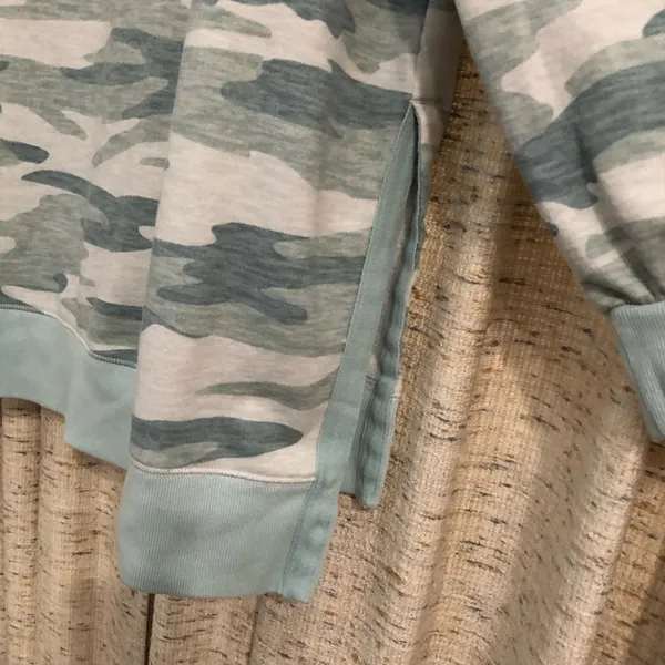 Old Navy Vintage Boyfriend Camo Tunic Sweatshirt - Image 4