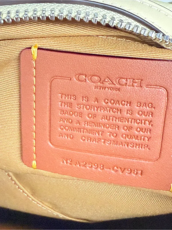 coach Rowan Satchel Bag In Signature Canvas cv961 - Image 6