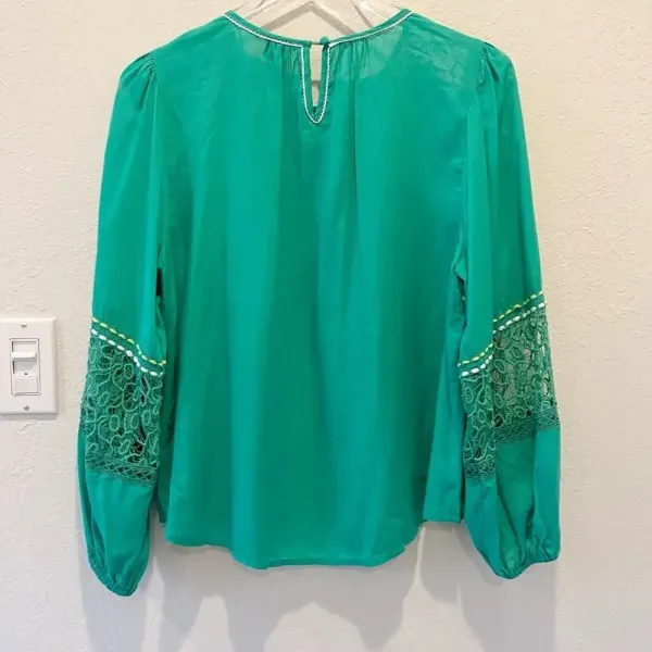 ANTHROPOLOGIE BLNK LONDON Sunshine Pheasant Top size‎ Small - Image 5
